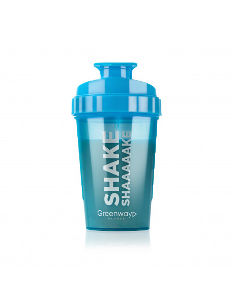 Шейкер для удобного смешивания коктейлей SHAKE, голубой, 500 мл