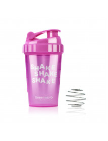 Шейкер для удобного смешивания коктейлей SHAKE, розовый, 500 мл