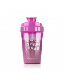 Шейкер для удобного смешивания коктейлей SHAKE, розовый, 500 мл