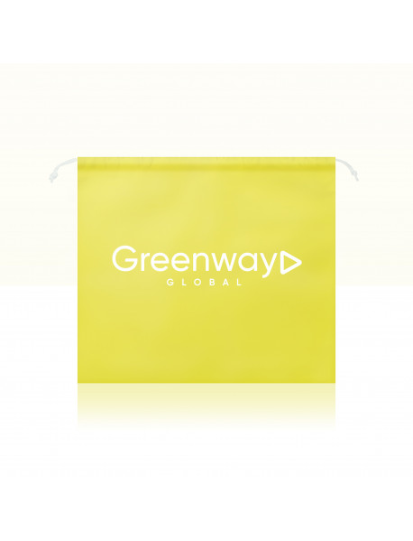 Пляжная сумка Greenway Global из переработанного пластика, лимонная