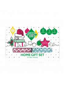 Подарочный набор файберов для ежедневной уборки Green Fiber HOME GIFT SET